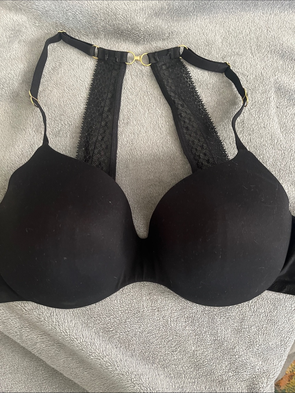 Victoria Secret Black Bra 38C Comfy Bra